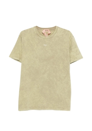 Nº21 crewneck T-shirt - Neutrals
