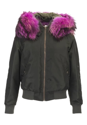 Mr & Mrs Italy faux fur-trim jacket - Green