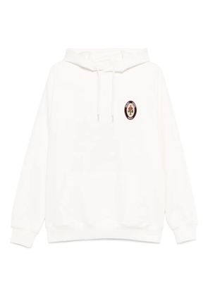 Drôle De Monsieur Le Groom embroidered logo hoodie - Neutrals