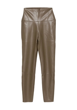 Norma Kamali high-waisted leggings - Brown