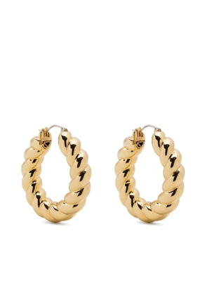 Eddie Borgo rope hoop earrings - Gold