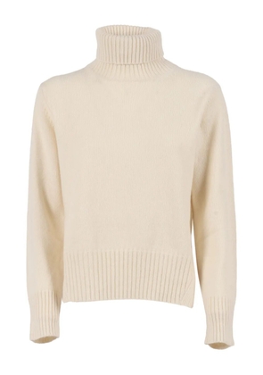 Kangra turtleneck ribbed-hem sweater - Neutrals