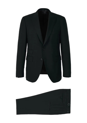 Scabal two-button flap-pocket suit - Black