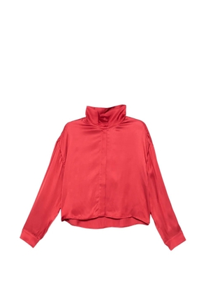 IRO funnel-neck top - Red