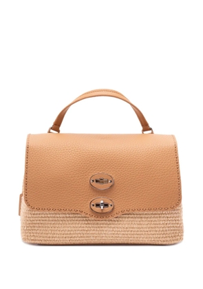 Zanellato Postina leather shoulder bag - Neutrals