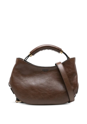 Moschino logo-lettering tote bag - Brown