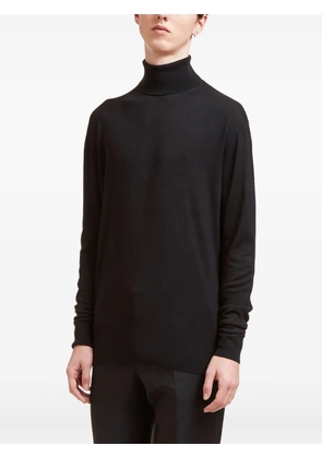 Aiezen turtleneck knitted sweater - Black