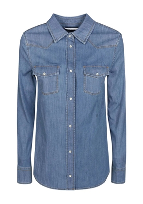 Jacob Cohën pocket denim shirt - Blue