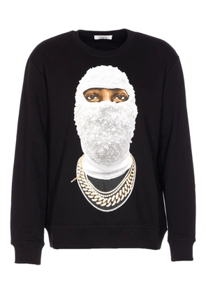 Ih Nom Uh Nit mask-print crew-neck sweatshirt - Black