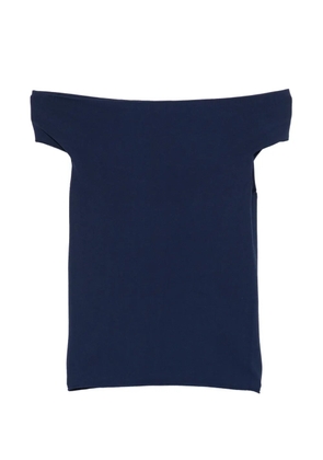 Circus Hotel boat-neck top - Blue
