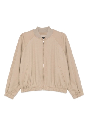Fabiana Filippi zip bomber jacket - Neutrals