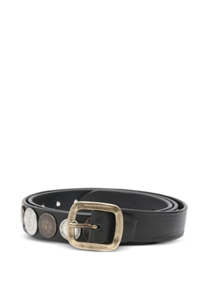 ERALDO coin-embellished buckle belt - Brown