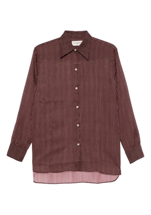 Officine Generale geometric-print shirt - Red