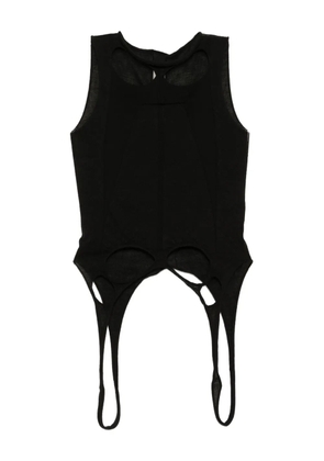 Rick Owens Slashed SL pull vest - Black