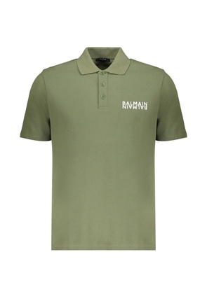 Balmain short-sleeve polo shirt - Green