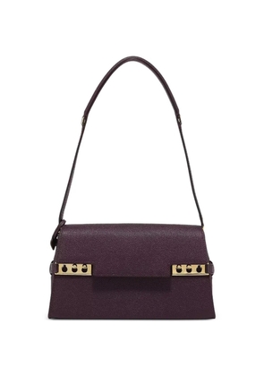 Delvaux hardware-detailed shoulder bag - Purple