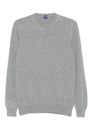 Fedeli round-neck cashmere sweater - Grey