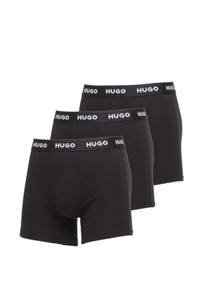 HUGO logo-waistband boxers - Black