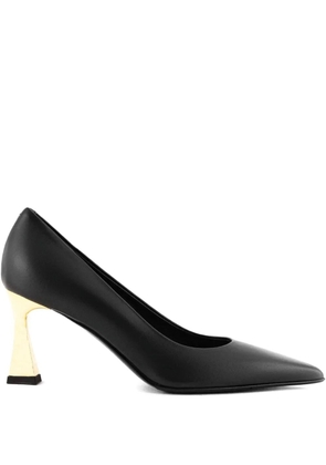 Sergio Levantesi 55mm Kandy metallic-heel pumps - Black