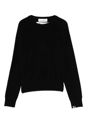 extreme cashmere N°382 Belle round-neck long-sleeve sweater - Black