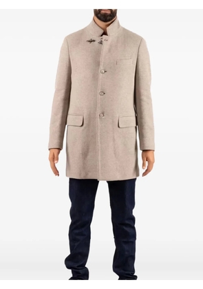 Fay Kaput button-up coat - Neutrals
