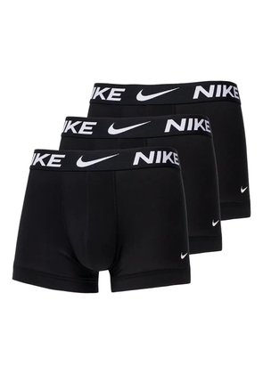 Nike Dri-FIT logo-waistband boxers (pack of three) - Black