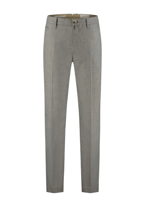 Jacob Cohën pleated straight-leg trousers - Grey