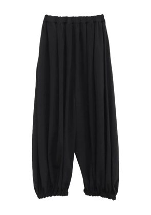 Comme Des Garçons pleated balloon trousers - Black