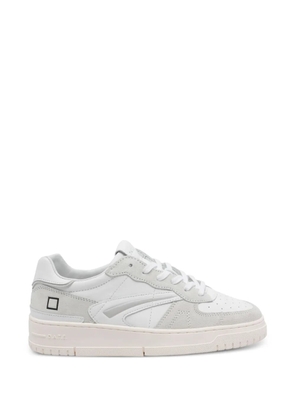 D.A.T.E. Torneo round-toe leather sneakers - White