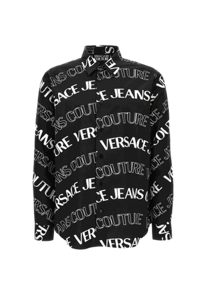 Versace Jeans Couture logo-print shirt - Black