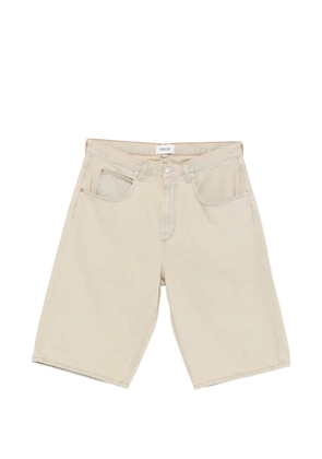 AGOLDE Fusion denim shorts - Neutrals