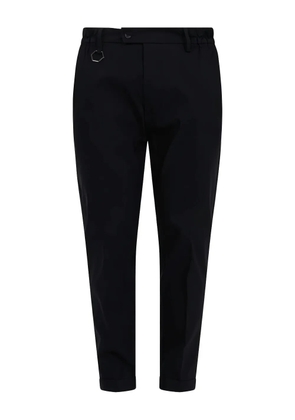 YES LONDON hexagon-detail trousers - Black