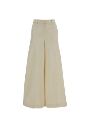THELATEST D-Alma palazzo flared trousers - Neutrals
