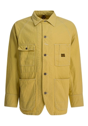 KAPITAL raglan-sleeve pocket shirt jacket - Yellow