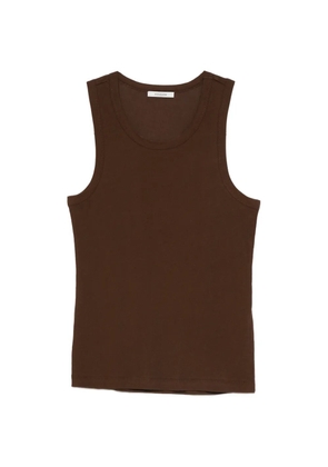 ENTIRE STUDIOS round-neck top - Brown