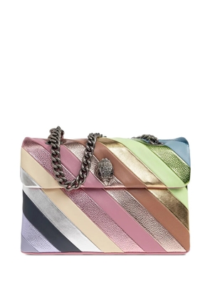 Kurt Geiger London striped chain shoulder bag - Pink
