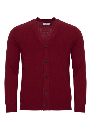 LOJA DAS MEIAS button v-neck cardigan - Red