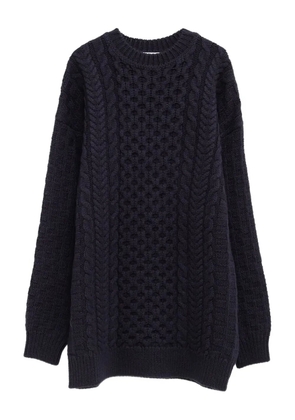 Duran Lantink textured mini dress - Blue