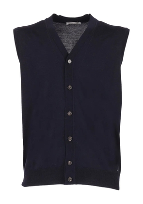 Kangra knitted wool vest - Blue