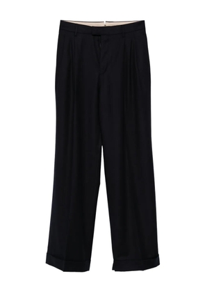 Berwich pleated straight-leg trousers - Blue
