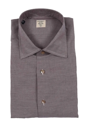 Mazzarelli Oxford cotton shirt - Brown