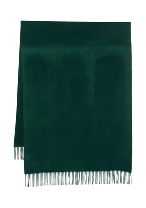Max Mara fringed cashmere scarf - Green