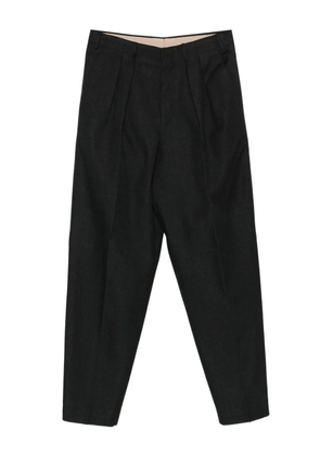 PT Torino pleated cotton trousers - Black