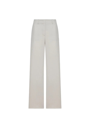 Giorgio Armani wide leg linen trousers - Neutrals