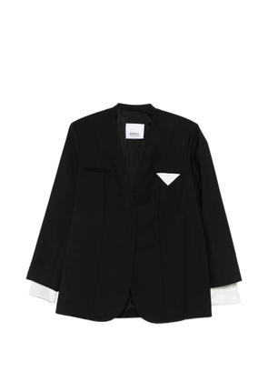 Erika Cavallini flap-pocket blazer - Black