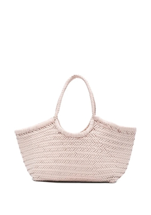 DRAGON DIFFUSION Nantucket big woven basket tote bag - Neutrals