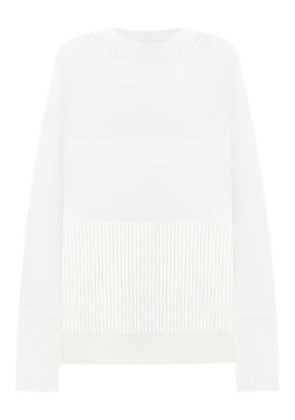 DONDUP ribbed-hem sweater - White