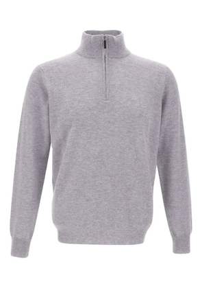 Kangra half-zip high-neck sweater - Grey