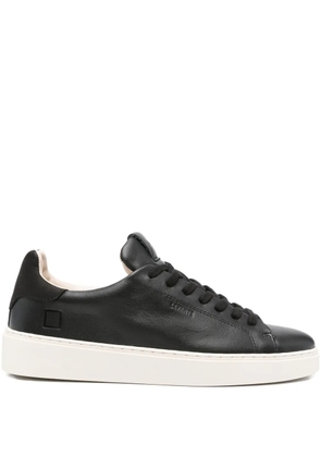 D.A.T.E. Levante leather lace-up sneakers - Black