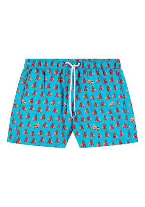 Sundek x Pelo Foundation dog-print swim shorts - Blue